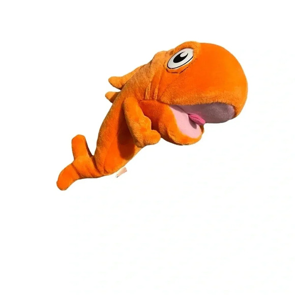 Rare HTF Cat In The Hat ORANGE Fish Official Movie Merchandise Stuffed Plush 14" - Picture 1 of 4